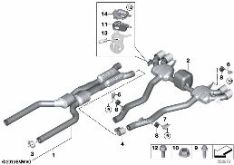 EXHAUST SYSTEM, REAR