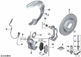 FRONT WHEEL BRAKE