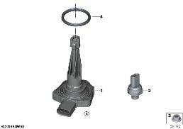 Sensoren motor diagram for BMW X1 U11 18i