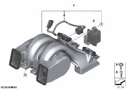 BLOWER REAR diagram for BMW 6 Series G32 GT 630i