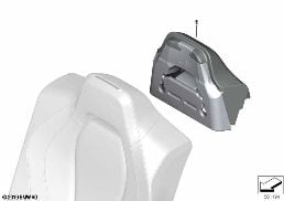 REAR SEAT HEAD RESTRAINT