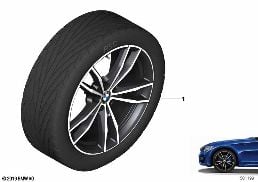 BMW LA WHEEL DOUBLE SPOKE 791M - 19