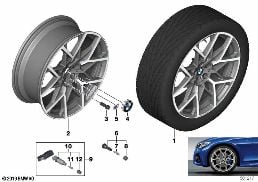BMW LA WHEEL M Y-SPOKE 795M - 20