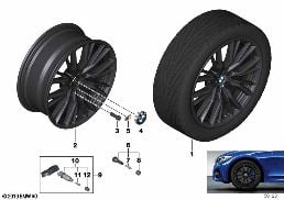 BMW LA WHEEL M DBL.SPOKE 796M - 18