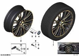 BMW LA WHEEL M MULTI-SPOKE 732M - 20