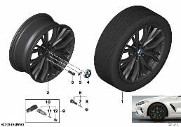 BMW LA WHEEL M DOUBLE SPOKE 786M - 19