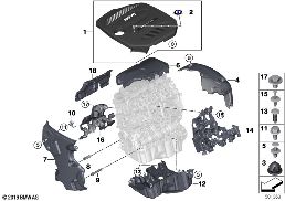 引擎聲響 diagram for BMW 5 Series G30 520d