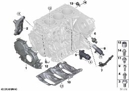 ENGINE BLOCK MOUNTING PARTS