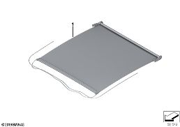 PANORAMA GLASS ROOF, ROLLER BLIND diagram for BMW 2 Series F74 Gran Coupé 228 xDrive