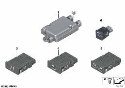 USB SEPARATE COMPONENTS diagram for BMW 3 Series G21 Touring 330d