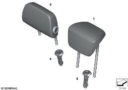 REAR SEAT HEAD RESTRAINT