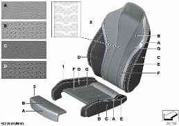 INDIVIDUAL COVER,KLIMA-LEATHER COMF.SEAT