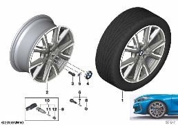 BMW LA WHEEL V-SPOKE 557M - 19