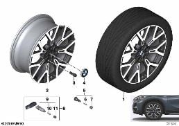 BMW LIGHT ALLOY WHEEL Y-SPOKE 580 - 19