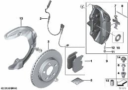 FRONT WHEEL BRAKE