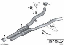 CENTER MUFFLER