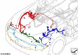 REP.CABLE F.MAIN WIRING HARNESS - FRONT diagram for BMW Z4 G29 30i