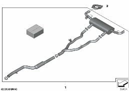 M PERFORMANCE PARTS diagram for BMW X7 G07 40dX