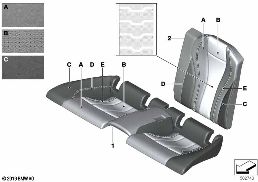 INDIVIDUAL COVER KLIMA-LEATHER, REAR