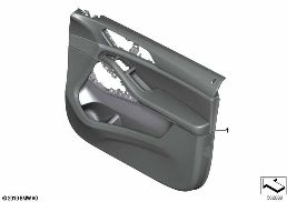 Individualdeur bekleding voor leer diagram for BMW X5 G05 40iX