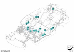 PLUG CONNECTION FROM X1745*1B-->X1894*1B diagram for BMW 3 Series G20 Sedan LCI 320d