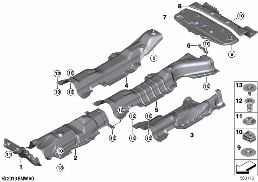 HEAT INSULATION diagram for BMW 2 Series F44 Gran Coupé 220iX