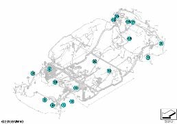 PLUG CONNECTION FROM Y26*1B-> Y74*1B diagram for BMW 3 Series G20 Sedan LCI 320d