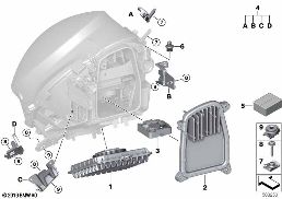 SINGLE PARTS, HEADLIGHT LED