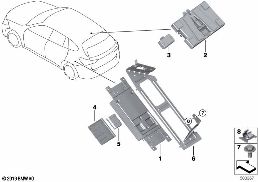 TCB diagram for BMW X1 F48 25iX
