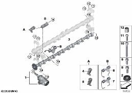 VALVE TIMING GEAR,ECCENTR.SHAFT,ACTUATOR