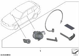 SINGLE KEY LOCKING SYSTEM DISPLAY KEY diagram for BMW 3 Series G21 Touring 330d