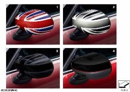 EXTERIOR MIRROR CAPS  - F5X, F6X