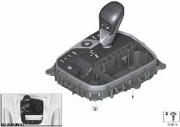 CONTROL PANEL CENTER CONSOLE diagram for BMW 3 Series G80 M3 LCI M3 Competition