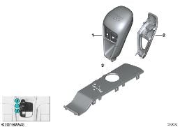 REPAIR KIT GEARSHIFT LEVER KNOB diagram for BMW 3 Series G80 M3 LCI M3 Competition