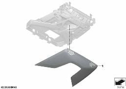TRIM COVER FOR ROOF FUNCTION CENTER diagram for BMW 1 Series F40 128ti