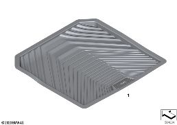 FITTED LUGGAGE COMPARTMENT MAT diagram for BMW 4 Series G23 Convertible 430i