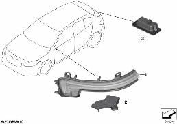 AUXILIARY TURN SIGNAL LAMP/S OUTER