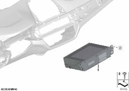 HEAD UNIT HIGH 3 diagram for BMW 5 Series G30 518d