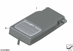 INDIVIDUAL ARMREST, BASIC REAR diagram for BMW 3 Series G20 Sedan 330d