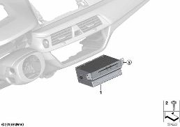 HEAD UNIT HIGH 3 diagram for BMW 6 Series G32 GT 620dX