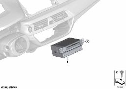 Headunit High 3 diagram for BMW 5 Series F90 M5 LCI M5 CS
