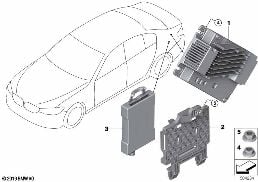 RECEIVER AUDIO MODULE diagram for BMW 5 Series G30 518d