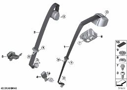 SAFETY BELT REAR