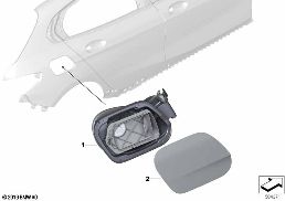 FILL-IN FLAP diagram for BMW 2 Series F44 Gran Coupé 220iX