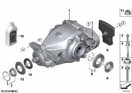 REAR-AXLE-DRIVE diagram for BMW 2 Series F23 LCI 225d