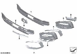 TRIM, DECOR ELEMENTS, FRONT