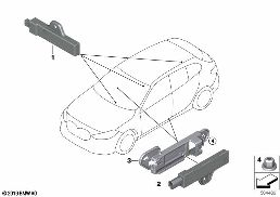 SINGLE PARTS, ANTENNA, COMFORT ACCESS