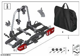 Porta-bicicletas diagram for BMW Rolls-Royce Cullinan RR31 Cullinan