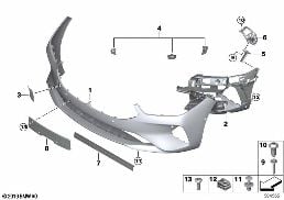 TRIM COVER, FRONT