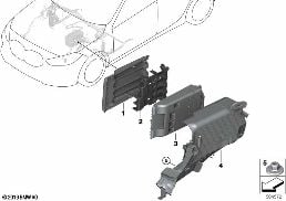 B+ JUNCTION TERMINAL diagram for BMW 1 Series F40 M135iX